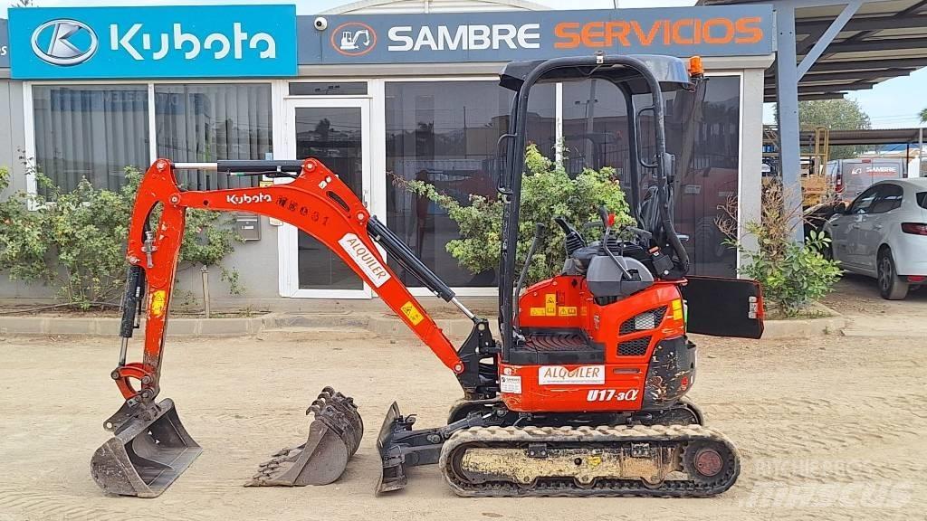 Kubota U 17-3a Mini ekskavatoriai < 7 t