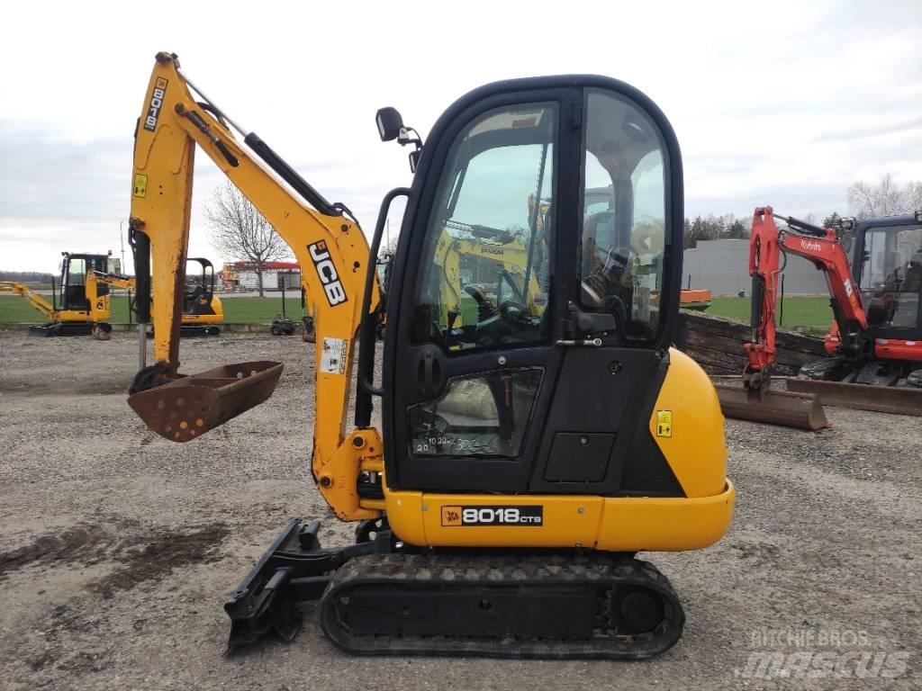 JCB 8018 CTS Mini ekskavatoriai < 7 t