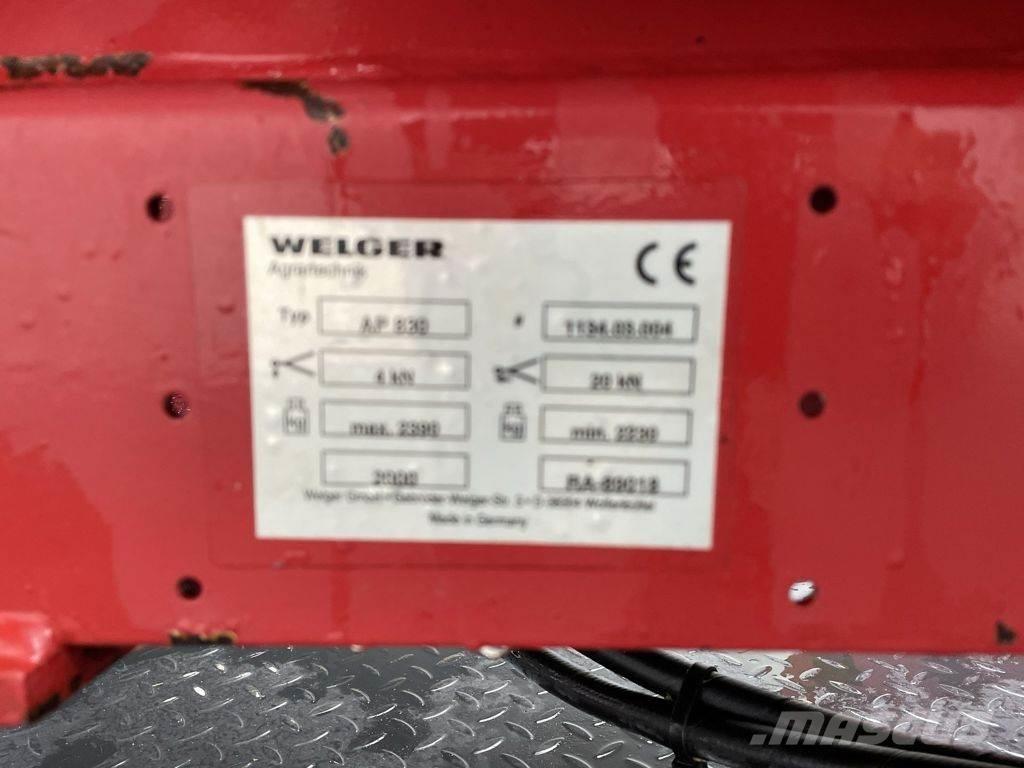 Welger AP 830 Stačiakampių ryšulių presai