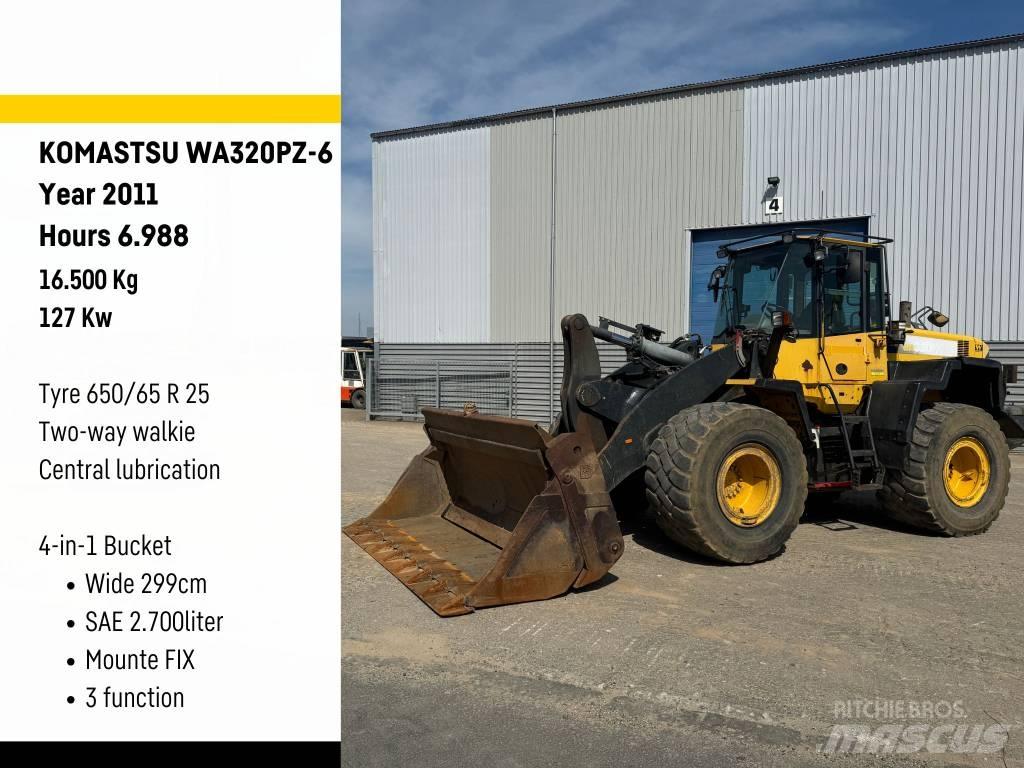 Komatsu WA320PZ-6 Naudoti ratiniai krautuvai