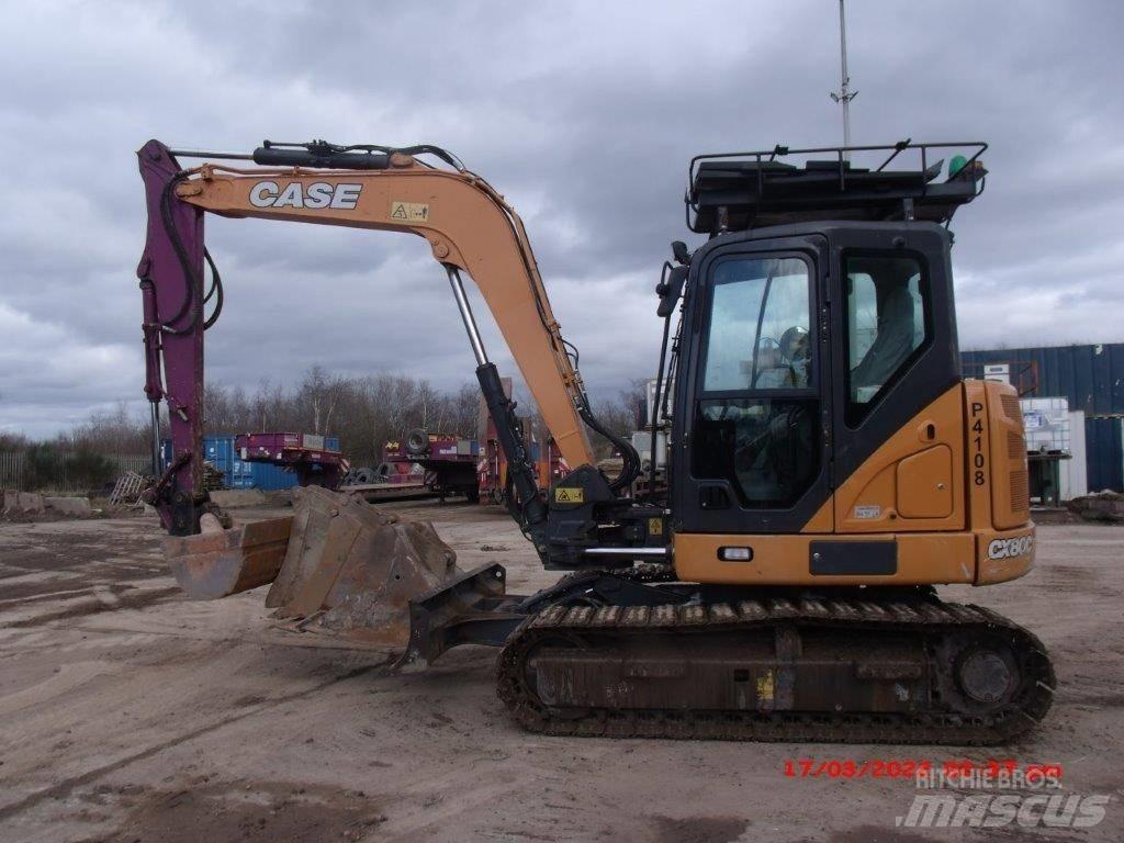 CASE CX 80 C Vidutinės galios ekskavatoriai 7-12 t