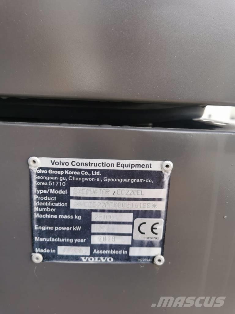 Volvo EC 220 EL Vikšriniai ekskavatoriai