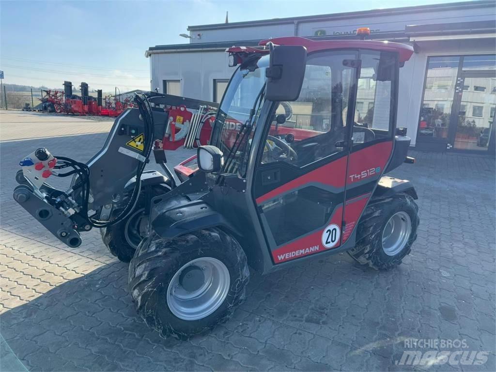 Weidemann T4512e Teleskopiniai krautuvai žemės ūkiui