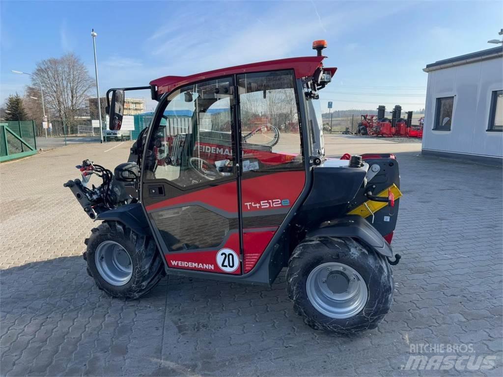 Weidemann T4512e Teleskopiniai krautuvai žemės ūkiui