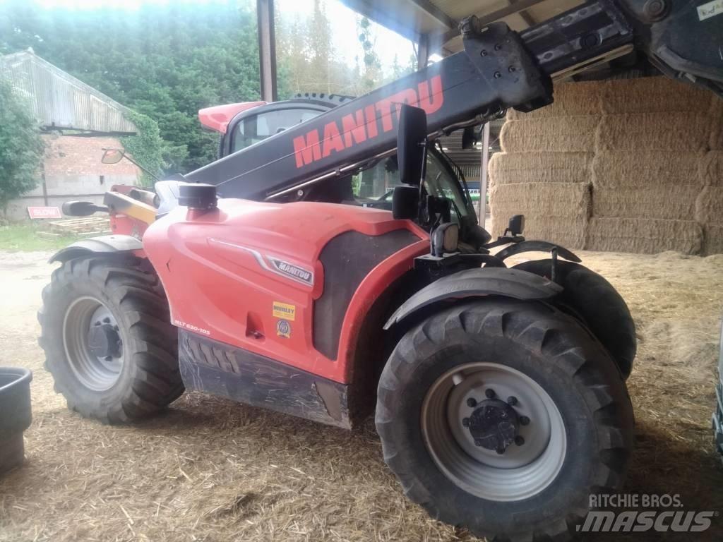 Manitou MLT 630-105 Teleskopiniai krautuvai žemės ūkiui