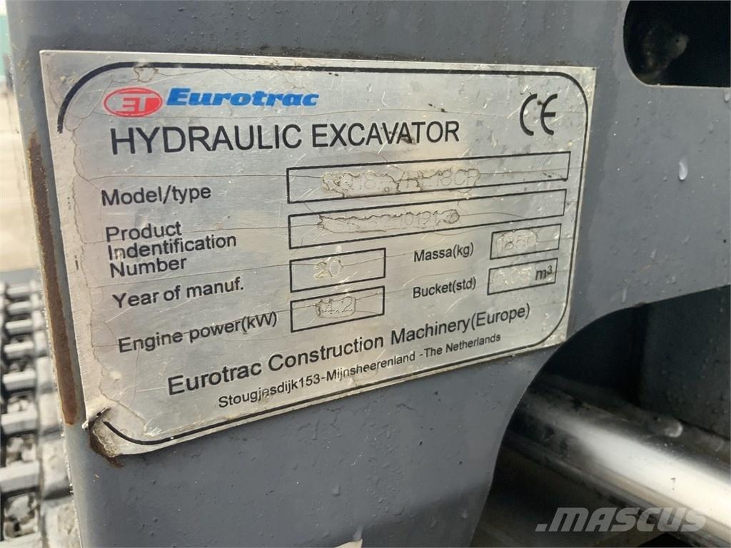 Eurotrac HE 18 Mini ekskavatoriai < 7 t