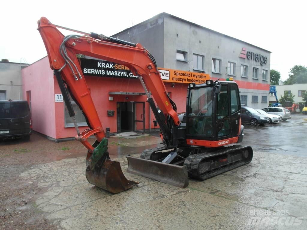 Kubota KX 080-4 Vidutinės galios ekskavatoriai 7-12 t