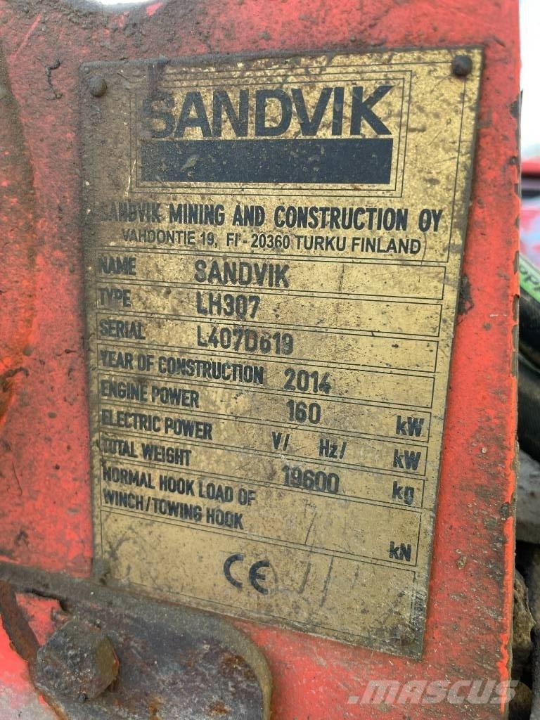 Sandvik LH 307 Požeminis krautuvas