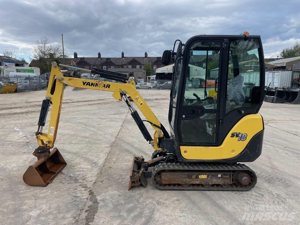 Yanmar SV 18 Mini ekskavatoriai < 7 t