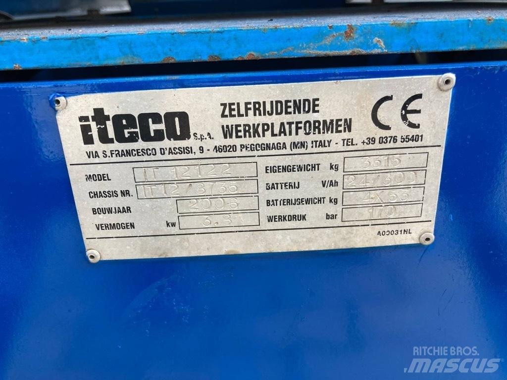 Iteco IT 12122 Žirkliniai keltuvai