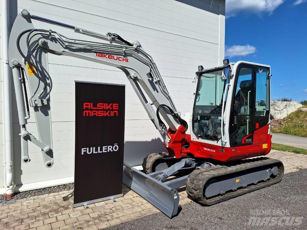 Takeuchi TB260 Mini ekskavatoriai < 7 t