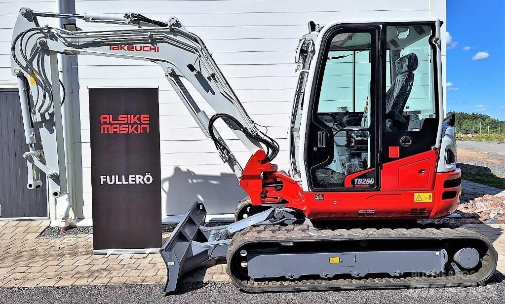 Takeuchi TB260 Mini ekskavatoriai < 7 t