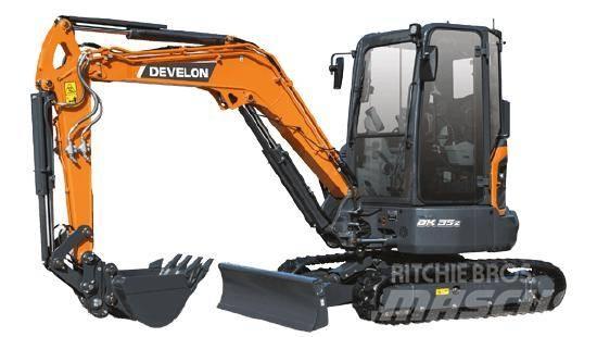 Doosan DX35Z-7 Mini ekskavatoriai < 7 t
