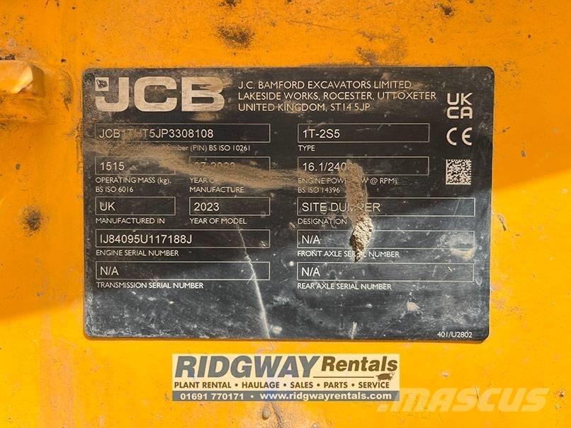 JCB 1T-2S5 Statybiniai savivarčiai sunkvežimiai