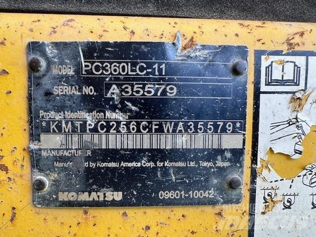 Komatsu PC360LC-11 Vikšriniai ekskavatoriai