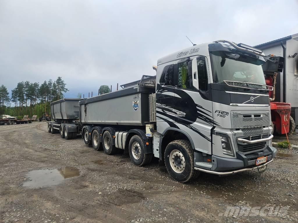 Volvo FH 16 750 Savivarčių priekabų vilkikai