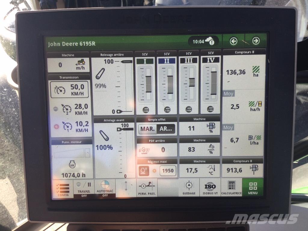 John Deere 6195R Traktoriai