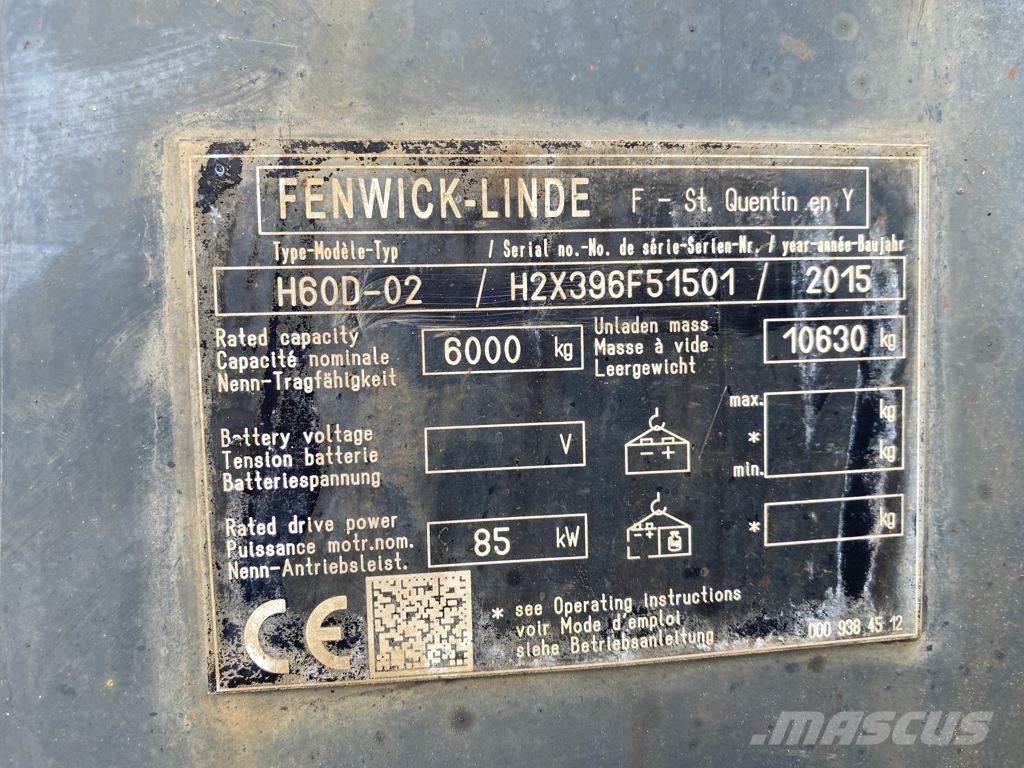 Linde H60D-02 Dyzeliniai krautuvai