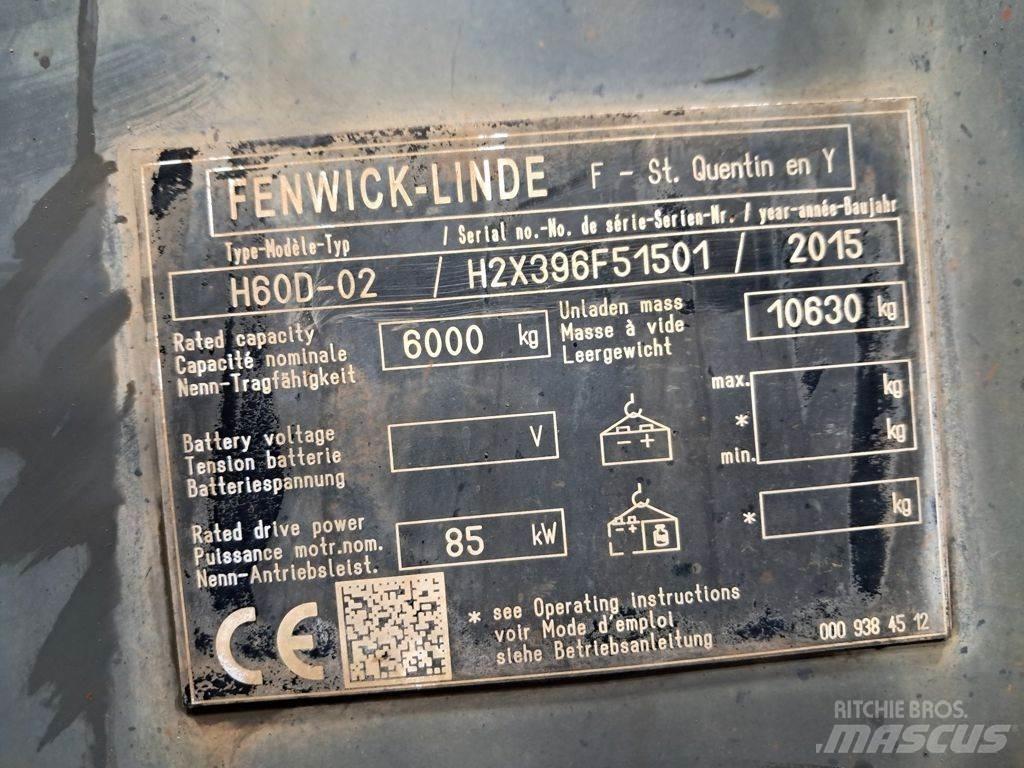 Linde H60D-02 Dyzeliniai krautuvai