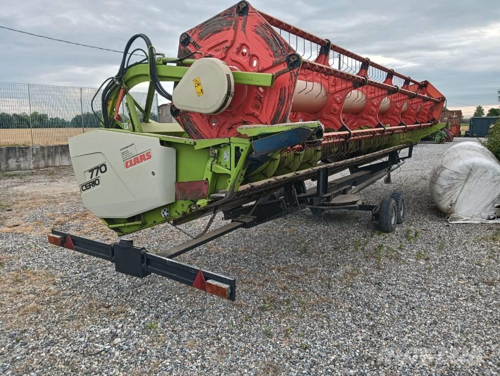 CLAAS CERIO 770 Derliaus nuėmimo kombainų galvos
