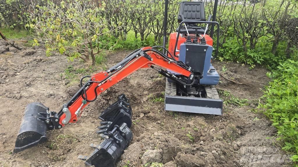 Minigrävmaskin 800kg Mini ekskavatoriai < 7 t