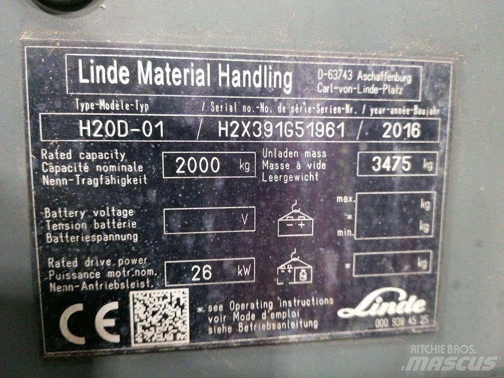 Linde H20D-01 Dyzeliniai krautuvai