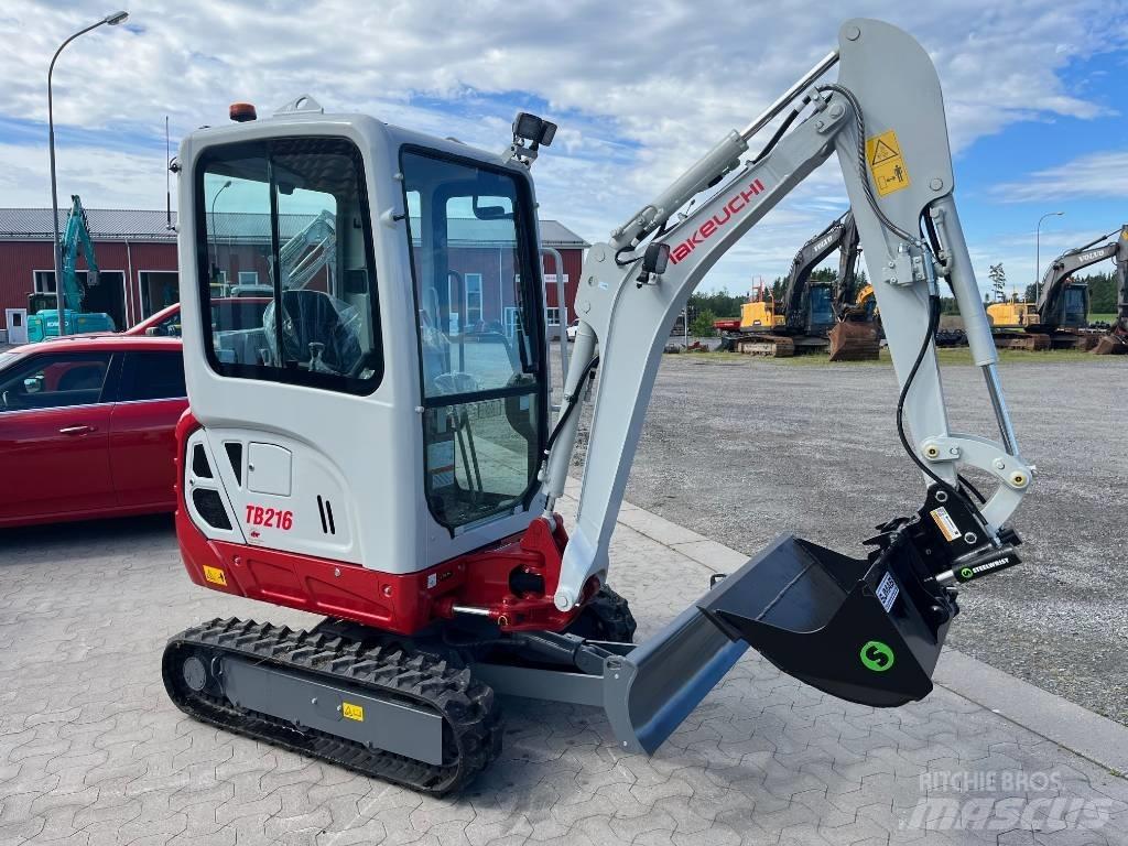 Takeuchi TB216 Mini ekskavatoriai < 7 t