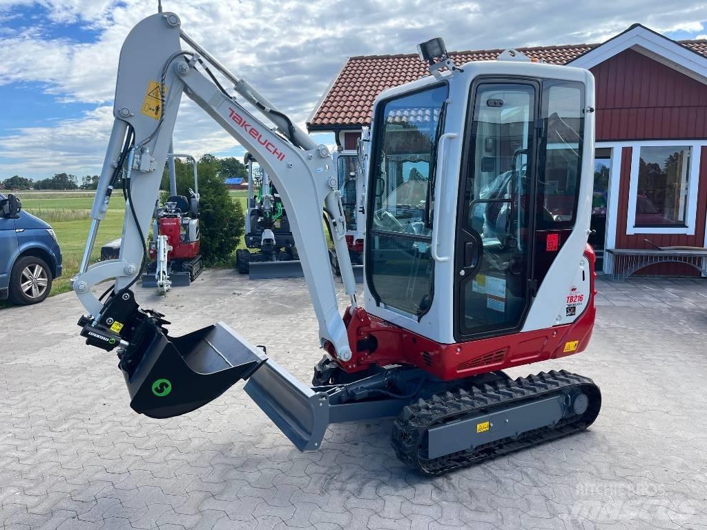 Takeuchi TB216 Mini ekskavatoriai < 7 t