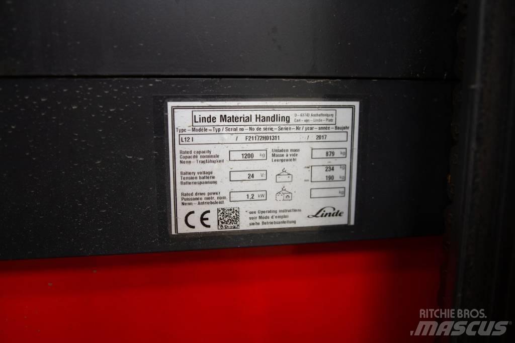 Linde L 12 Rankiniai vėžimėliai