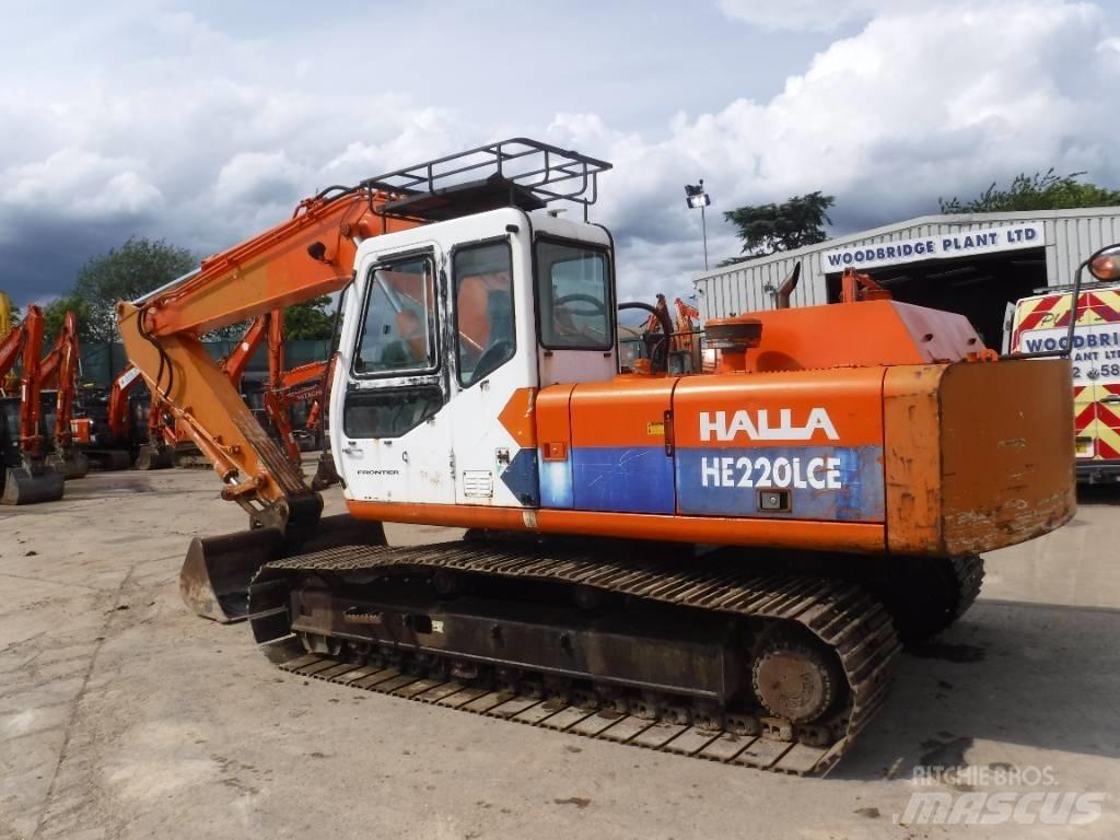 Halla HE220LCE Vikšriniai ekskavatoriai