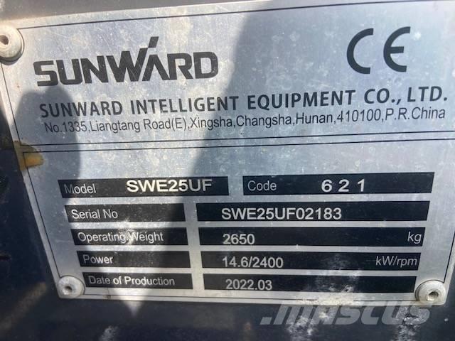Sunward SWE 25 UF Mini ekskavatoriai < 7 t