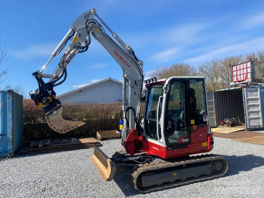 Takeuchi TB 260 Mini ekskavatoriai < 7 t