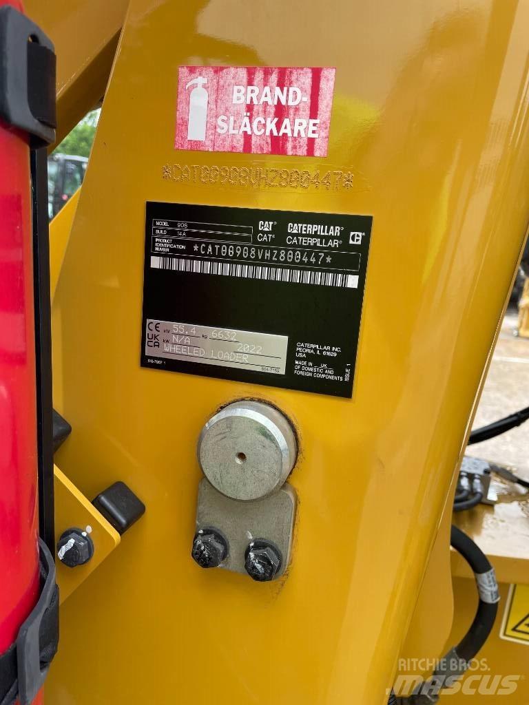 CAT 908 M Naudoti ratiniai krautuvai