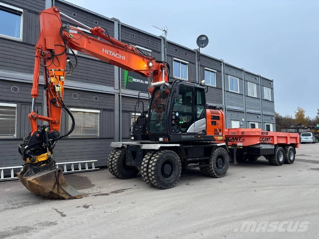 Hitachi ZX 145 W-6 Ratiniai ekskavatoriai