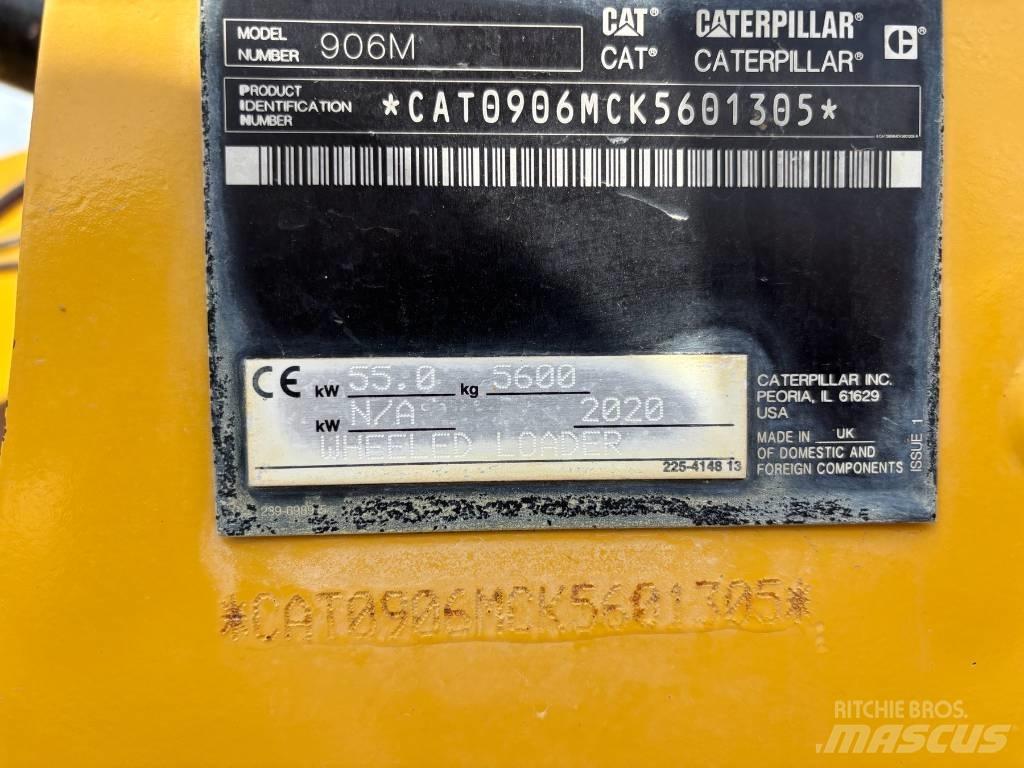CAT 906 M Naudoti ratiniai krautuvai