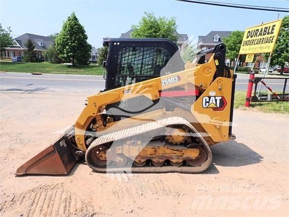 CAT 259D3 Krautuvai su šoniniu pasukimu