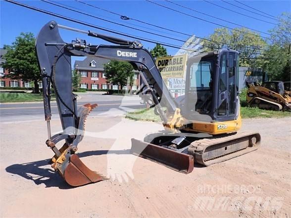 John Deere 50D Mini ekskavatoriai < 7 t