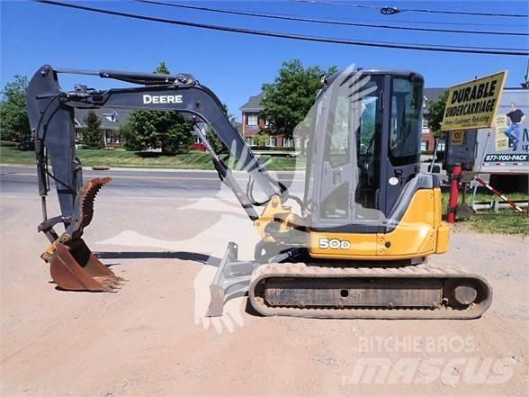 John Deere 50D Mini ekskavatoriai < 7 t