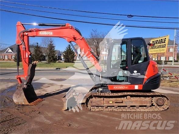 Kubota KX080-4 Vikšriniai ekskavatoriai