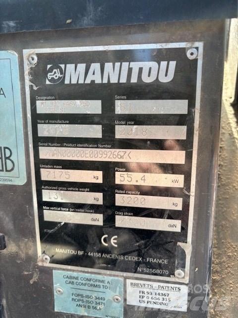 Manitou MT 932 Teleskopiniai krautuvai