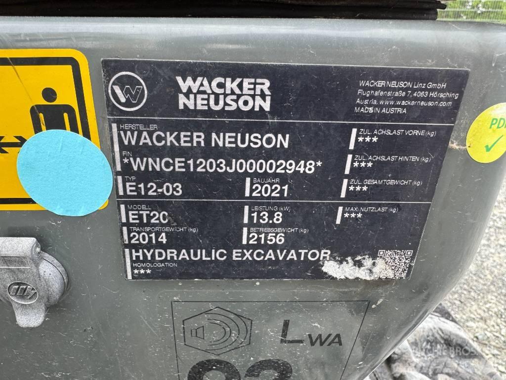 Wacker Neuson ET20 Vikšriniai ekskavatoriai