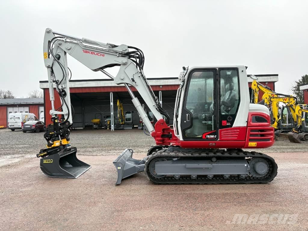 Takeuchi TB290 Vidutinės galios ekskavatoriai 7-12 t