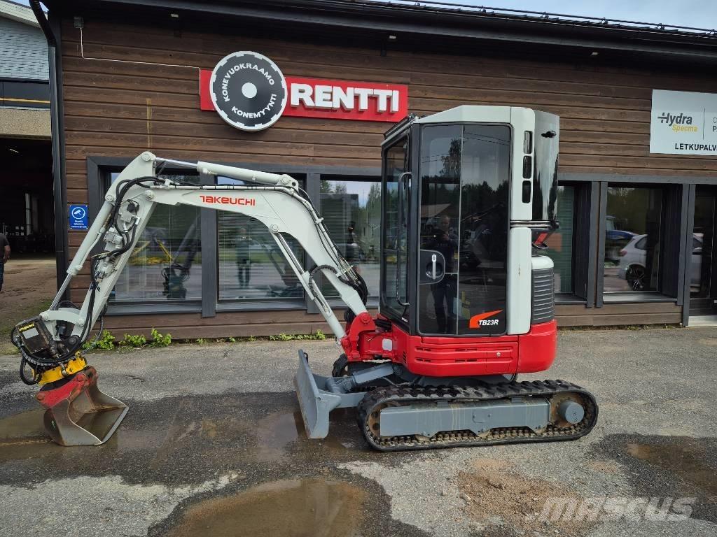 Takeuchi 23R Mini ekskavatoriai < 7 t