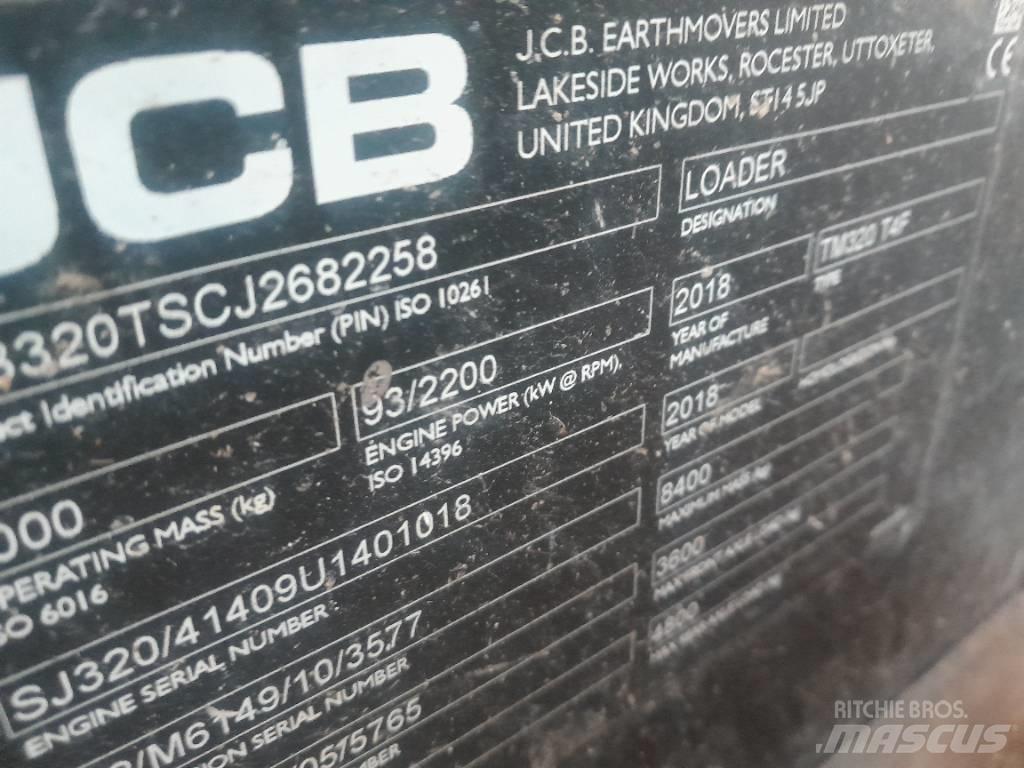 JCB TM 320 Teleskopiniai krautuvai žemės ūkiui