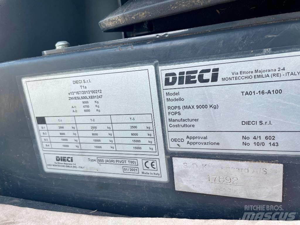 Dieci Agri Pivot T80 Teleskopiniai krautuvai žemės ūkiui