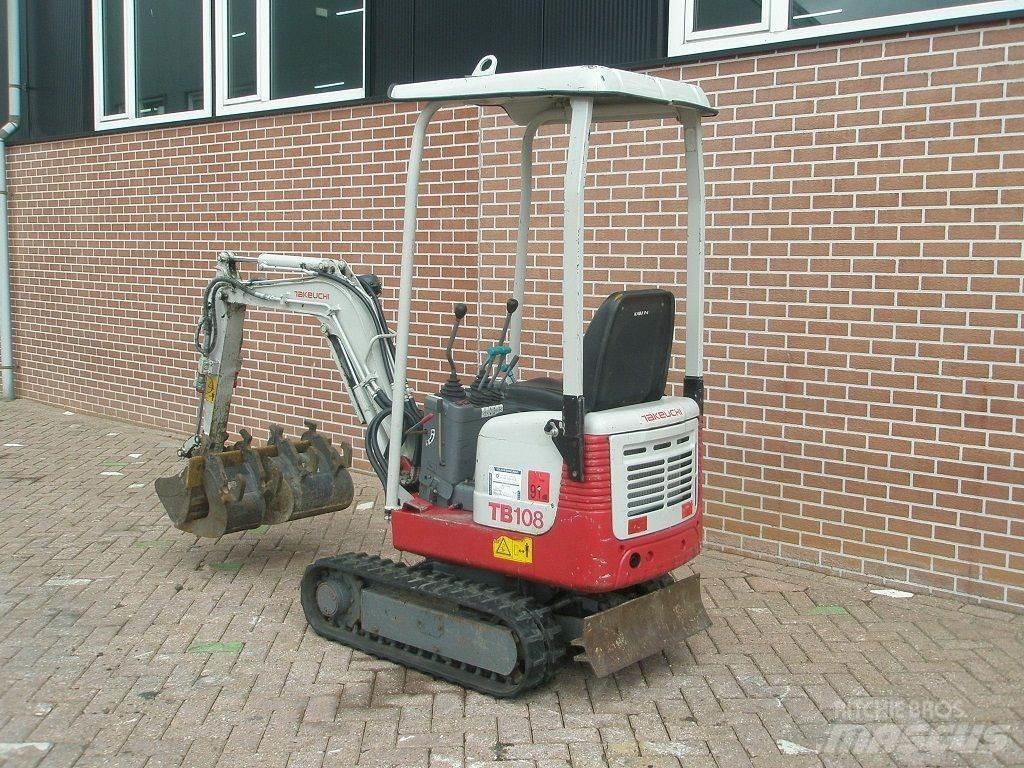 Takeuchi TB108 Mini ekskavatoriai < 7 t