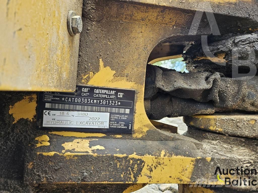 CAT 303 CR Mini ekskavatoriai < 7 t