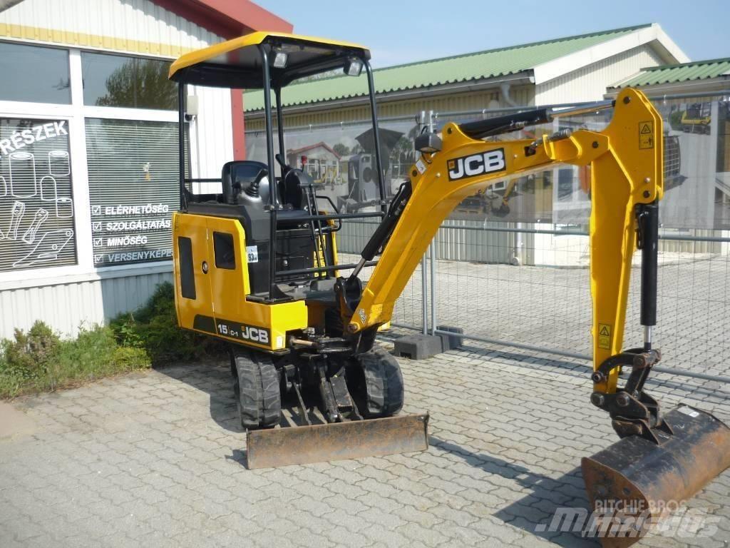 JCB 15 C-1 Mini ekskavatoriai < 7 t
