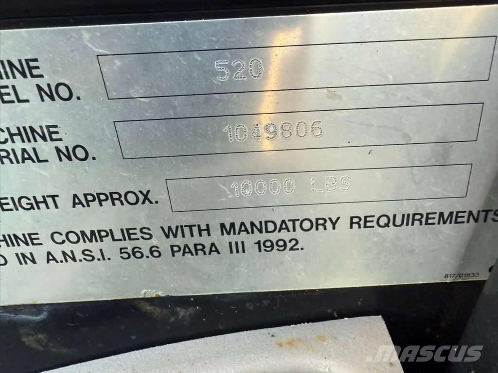 JCB 520 Teleskopiniai krautuvai