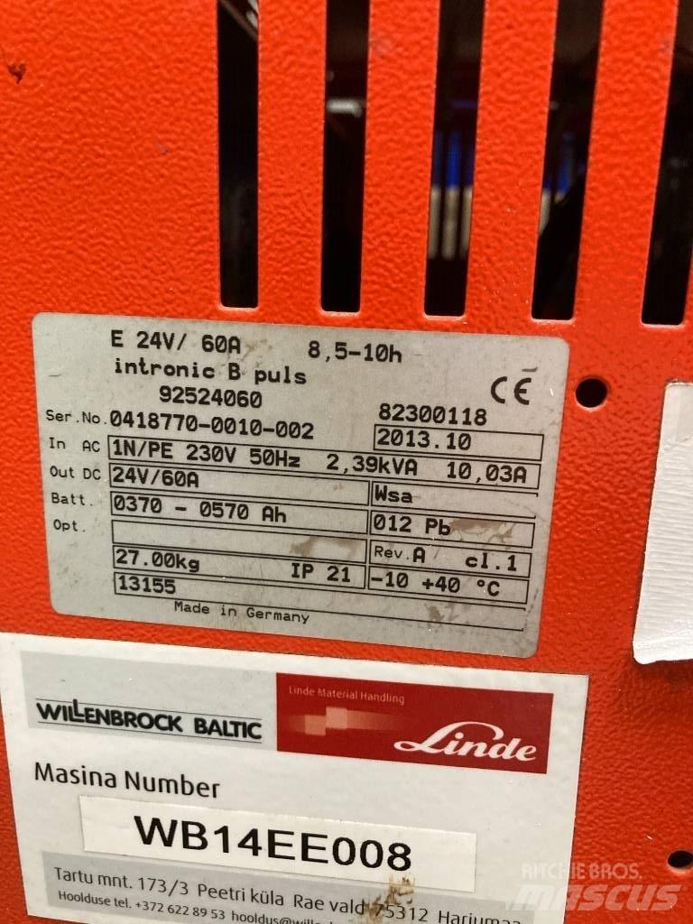 Linde L10AC/1170 Rankiniai vėžimėliai